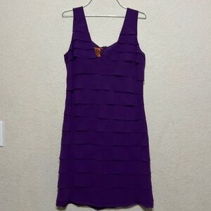 Tory Burch purple mini dress size 10